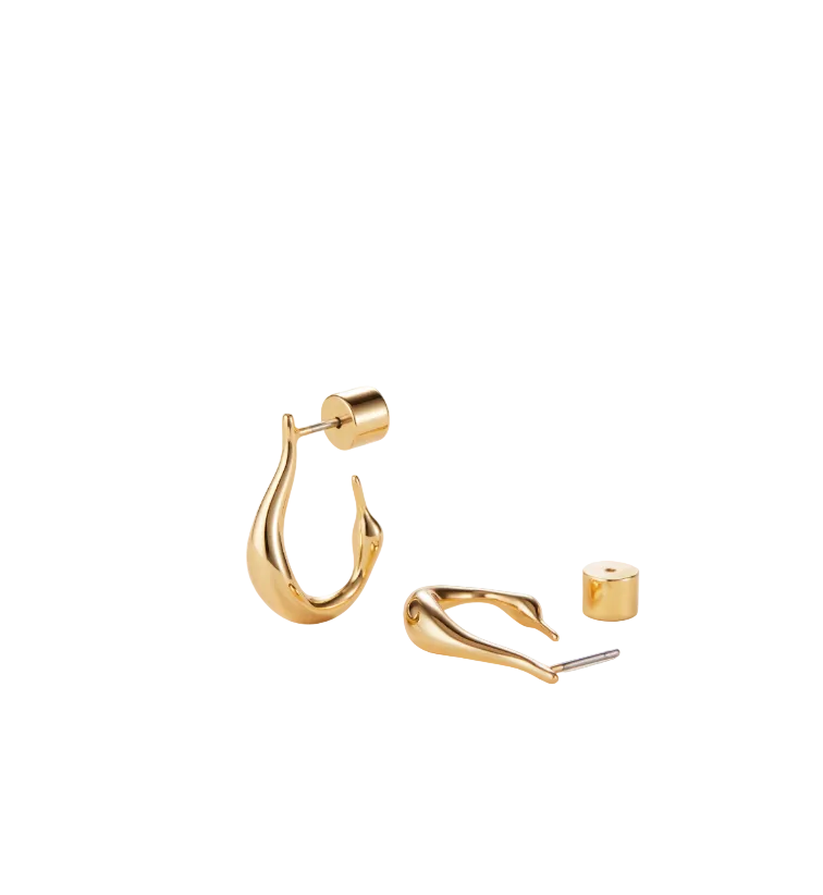 Jenny Bird Womens Jewelry Mini Colette Hoops - Gold