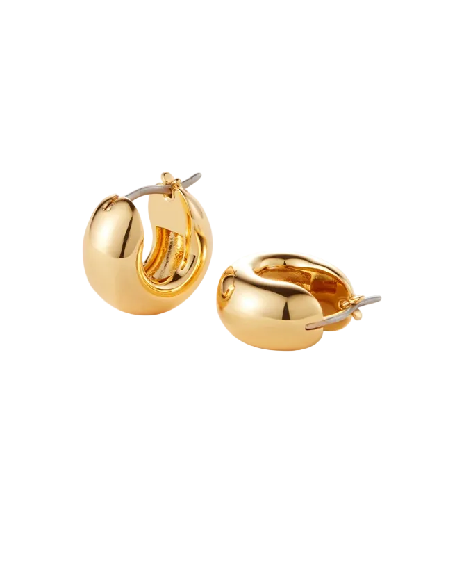 Jenny Bird Womens Jewelry Mini Tome Hoop Earrings