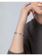 Jenny Bird Womens Jewelry Remi Bangle Large - Silver