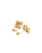 Jenny Bird Womens Jewelry Small Woven Square Earrings