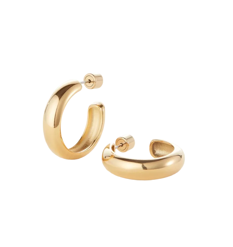 Jenny Bird Womens Jewelry Staple Hoops - Medium