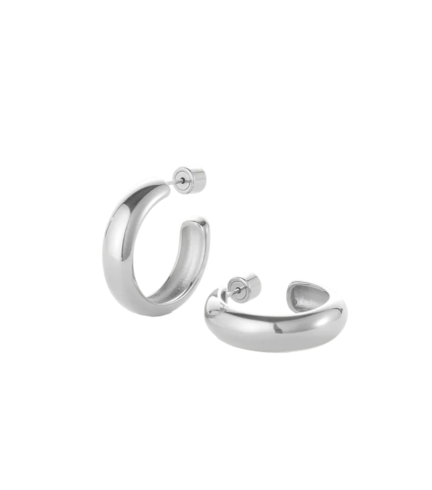 Jenny Bird Womens Jewelry Staple Hoops - Medium
