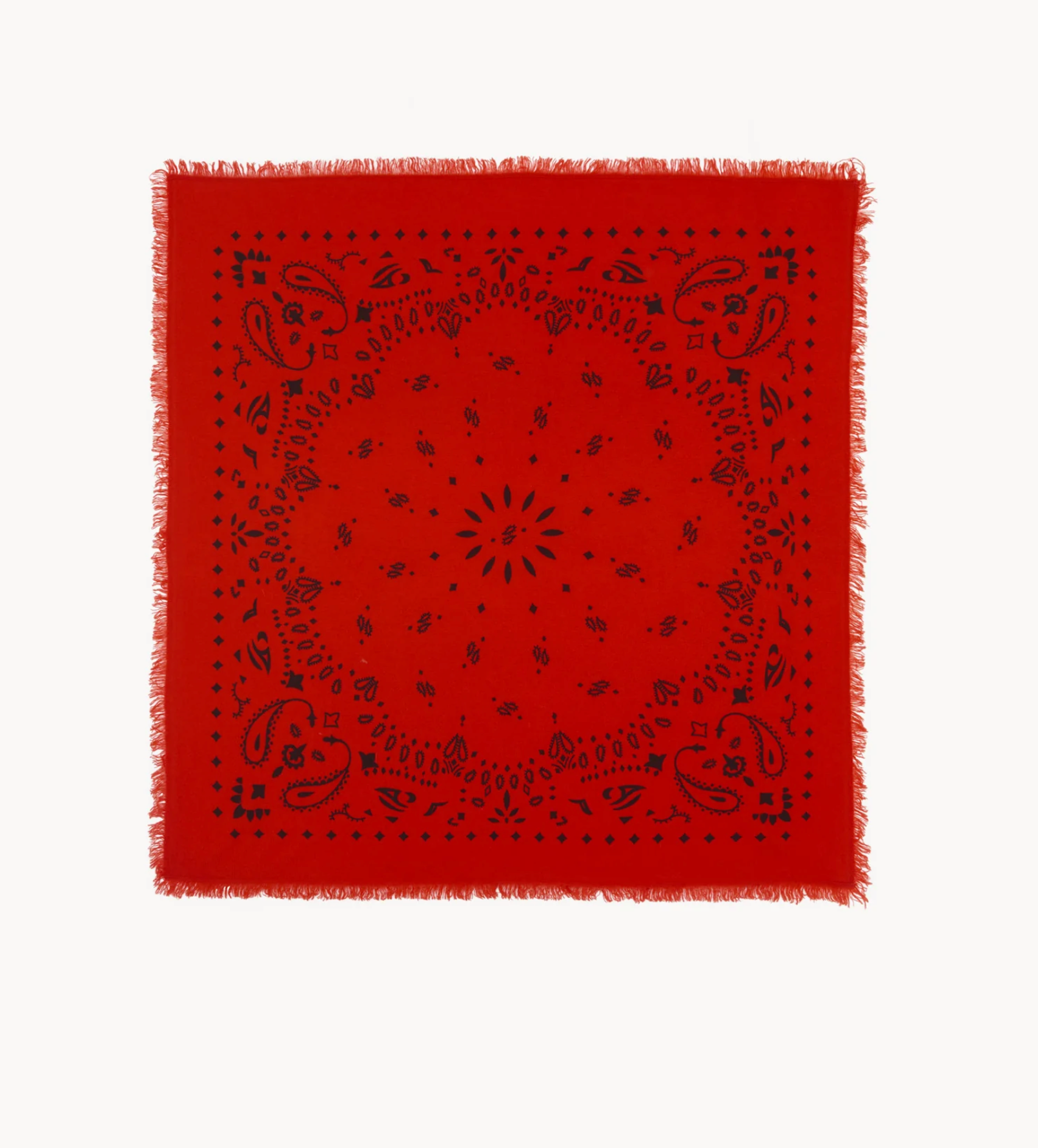 Kujten Womens Accessories Orange Rosso Hachiko Scarf