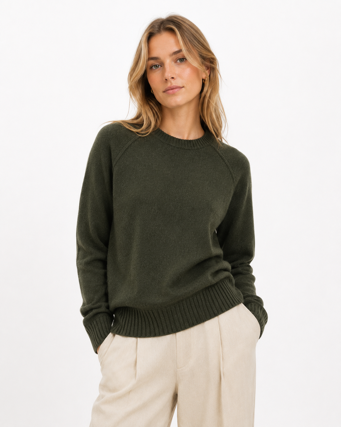 Kujten Womens Sweaters - Cashmere Cadaisy Sweater