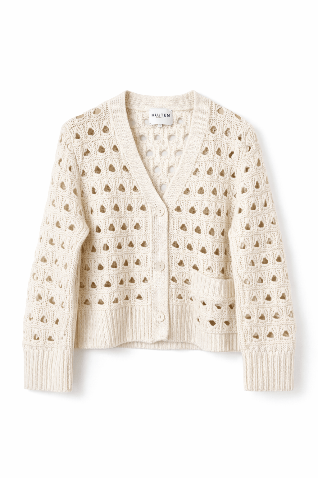 Kujten Womens Sweaters - Cashmere Leocardia Cardigan
