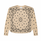 Kujten Womens Sweaters - Cashmere Mela Bandana Bico Sweater