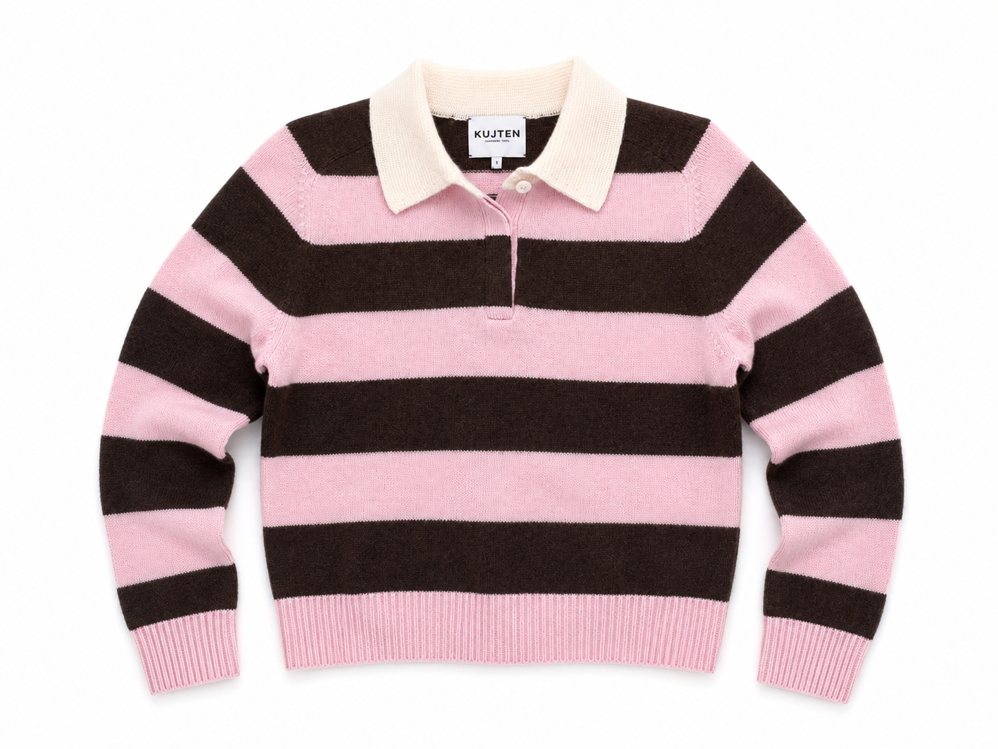 Kujten Womens Sweaters - Cashmere Royce Stripe Sweater