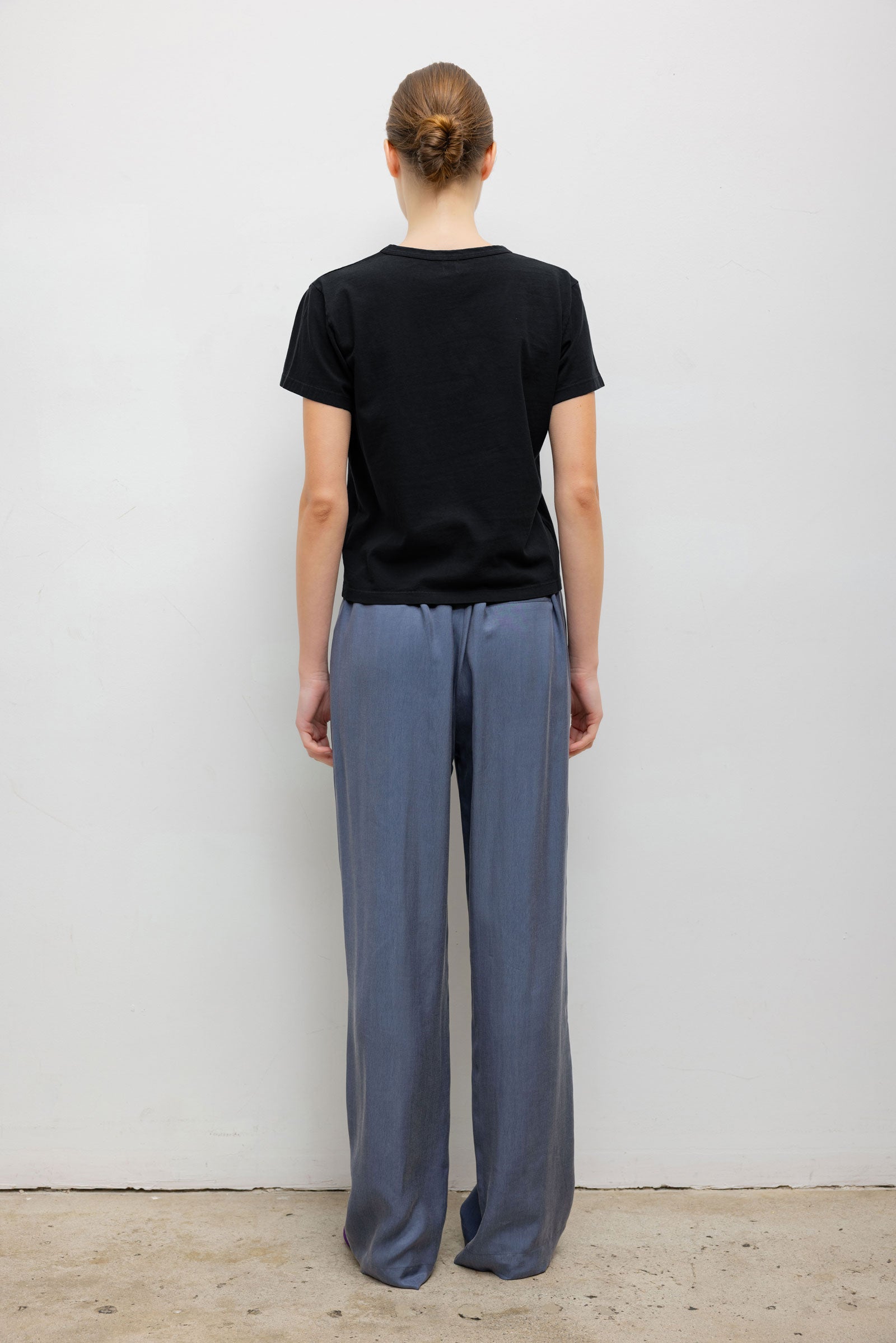 Leset Womens Basics Margo V Neck