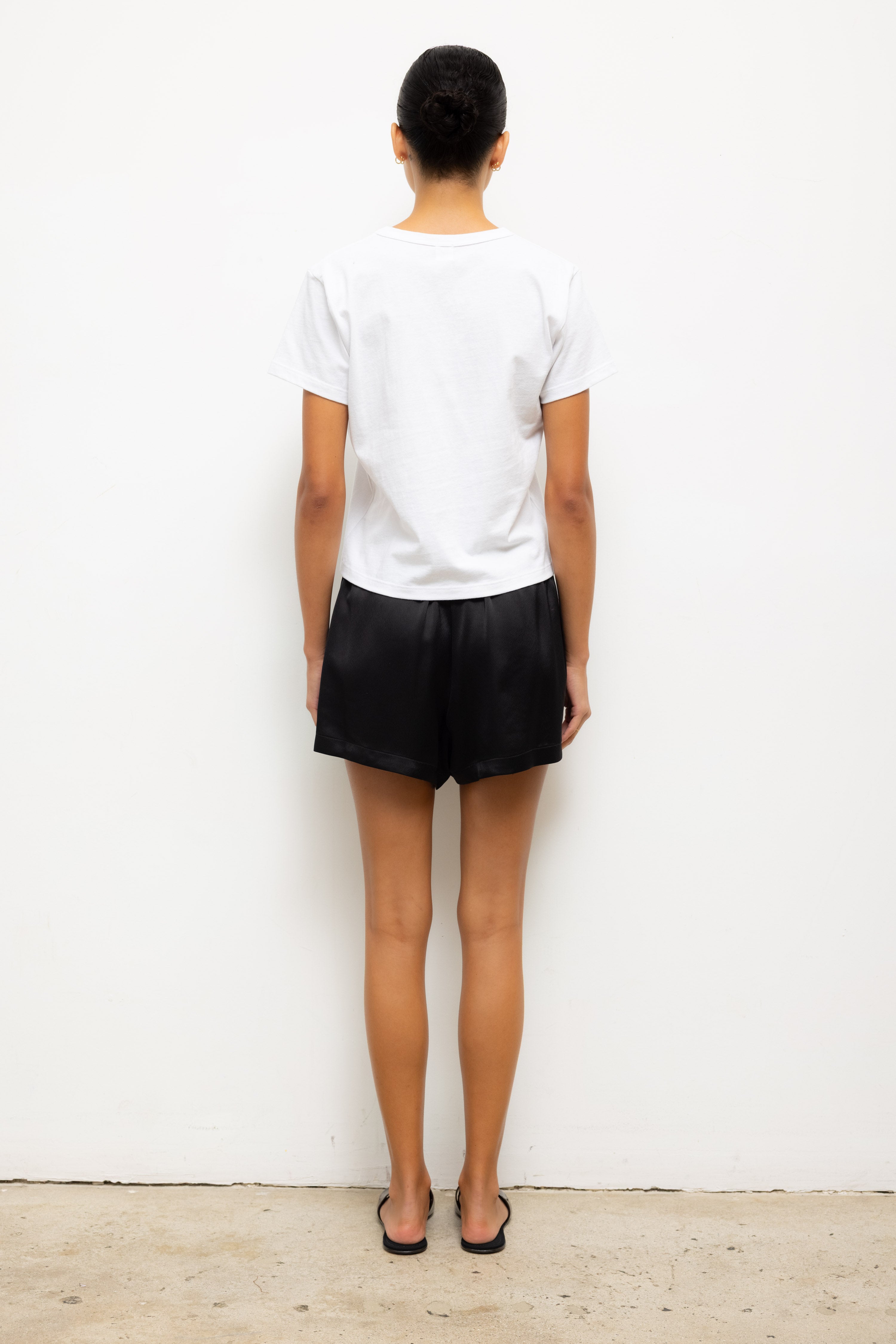 Leset Womens Basics Margo V Neck