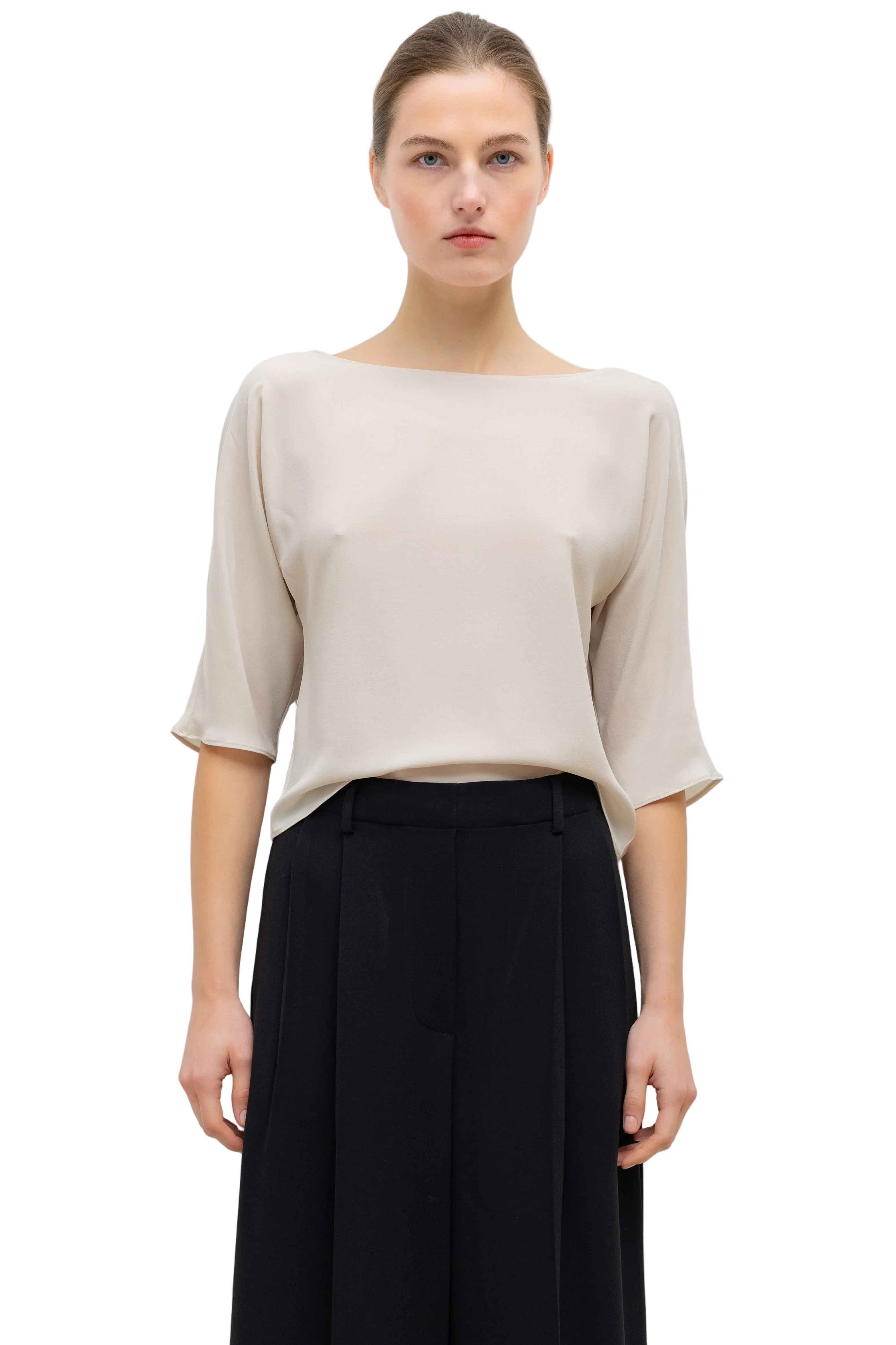 Leset Womens Novelty Tops XSmall / Moon Ari Short Sleeve Dolman Top