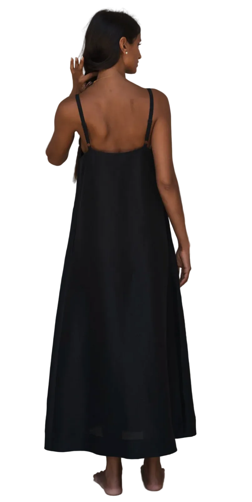 Lilly Pilly Womens Dresses Nova Linen Silk Dress