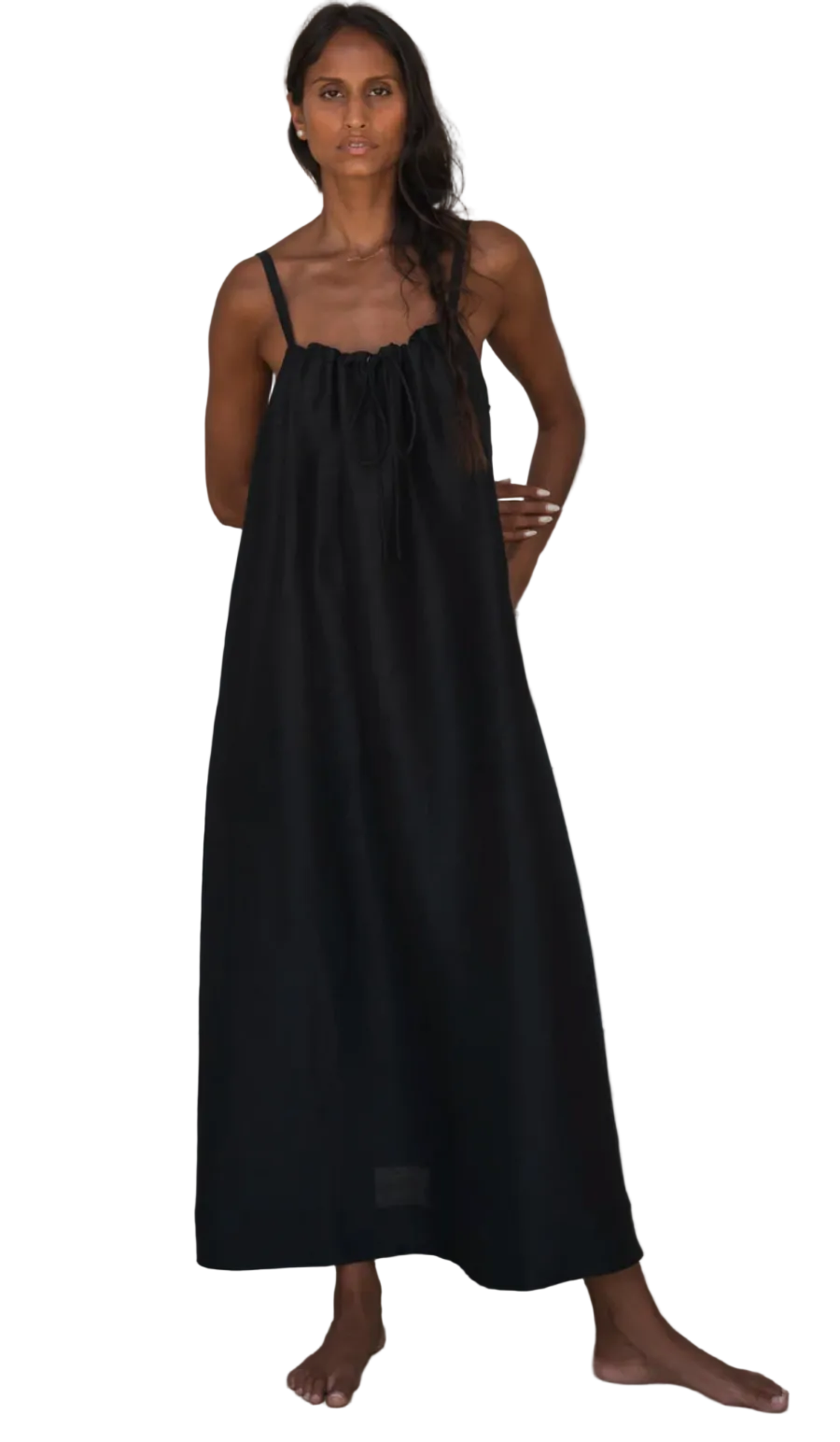 Lilly Pilly Womens Dresses Nova Linen Silk Dress