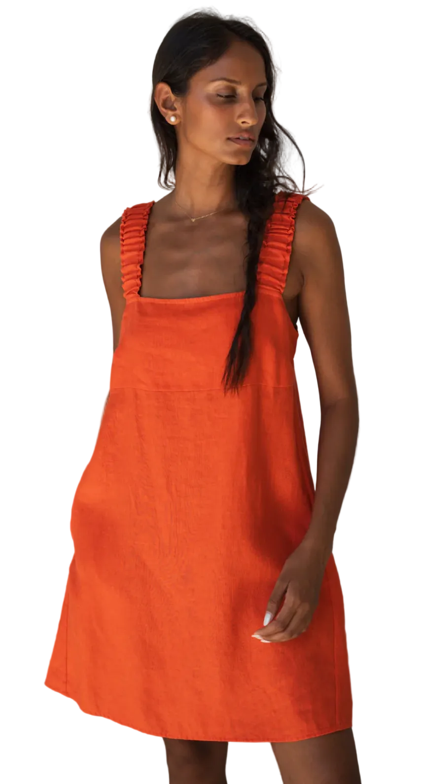 Lilly Pilly Womens Dresses Zahra Linen Dress