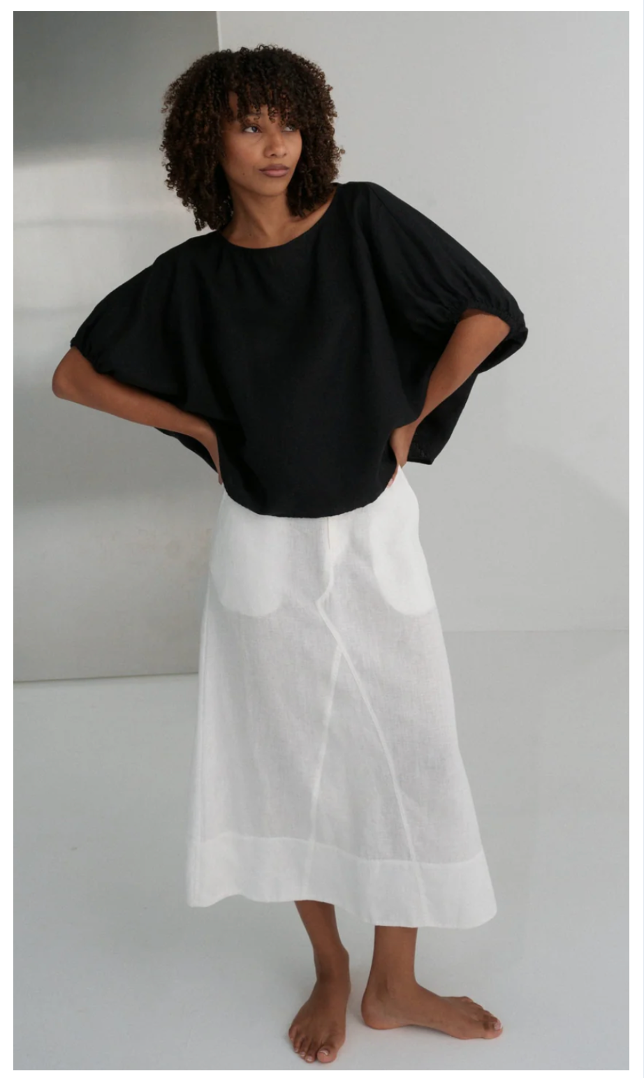 Lilly Pilly Womens Novelty Tops Tina Linen Top