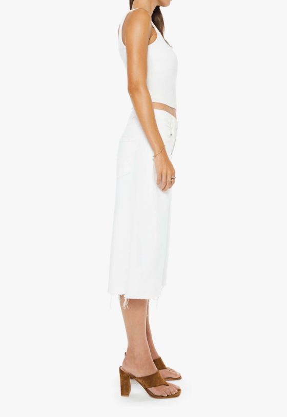 Mother Womens Bottoms The Whole Lot Zip Twist Fray