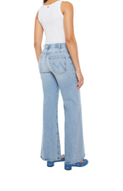 Mother Womens Denim Lil Hustler Roller Sneak