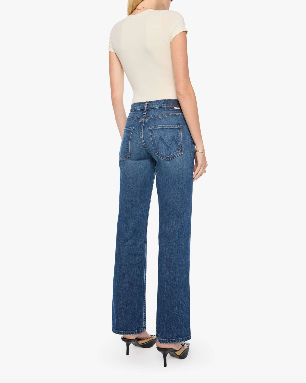 Mother Womens Denim The Bookie Sneak