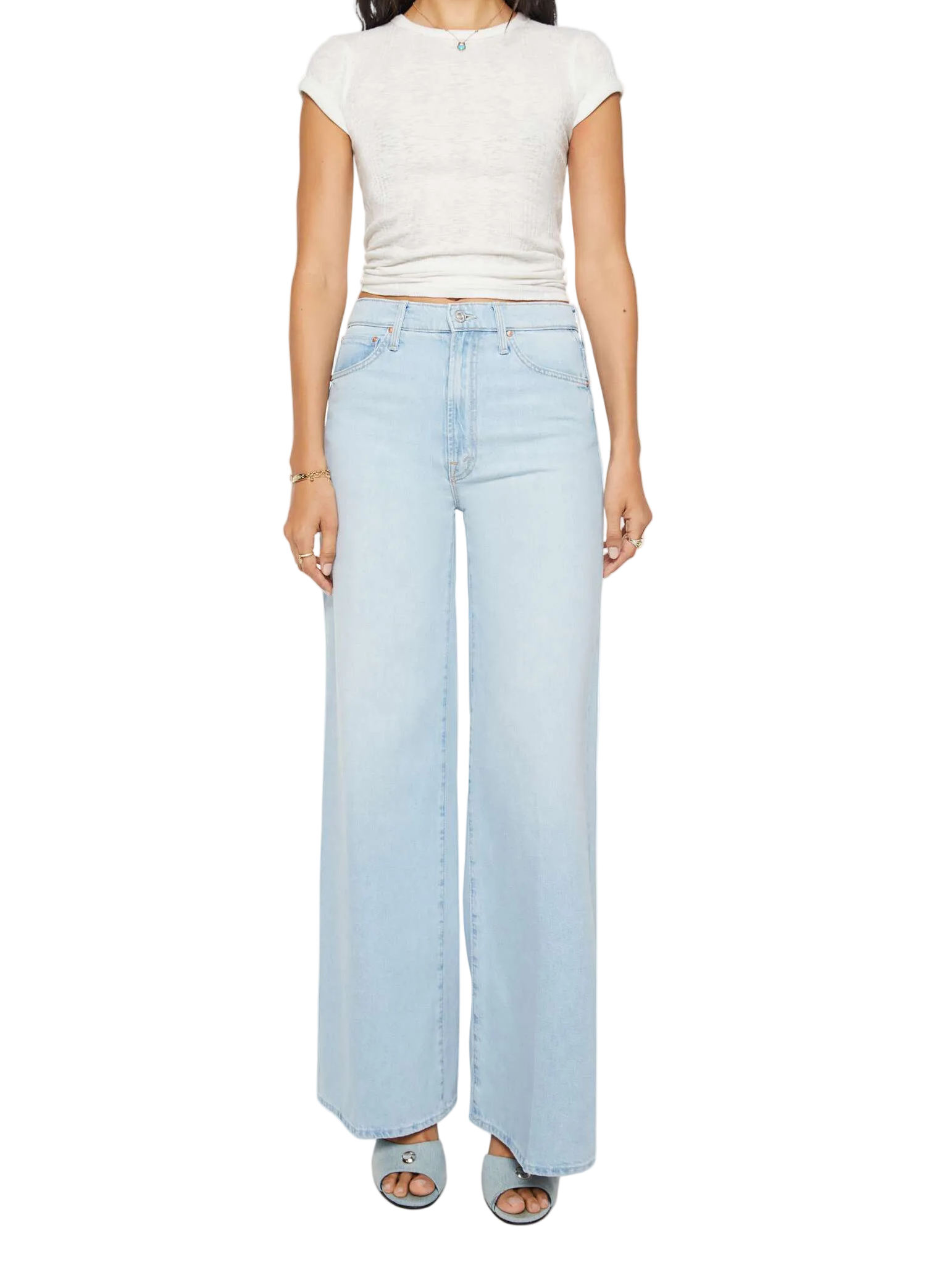 Mother Womens Denim The Ditcher Roller Zip Skimp