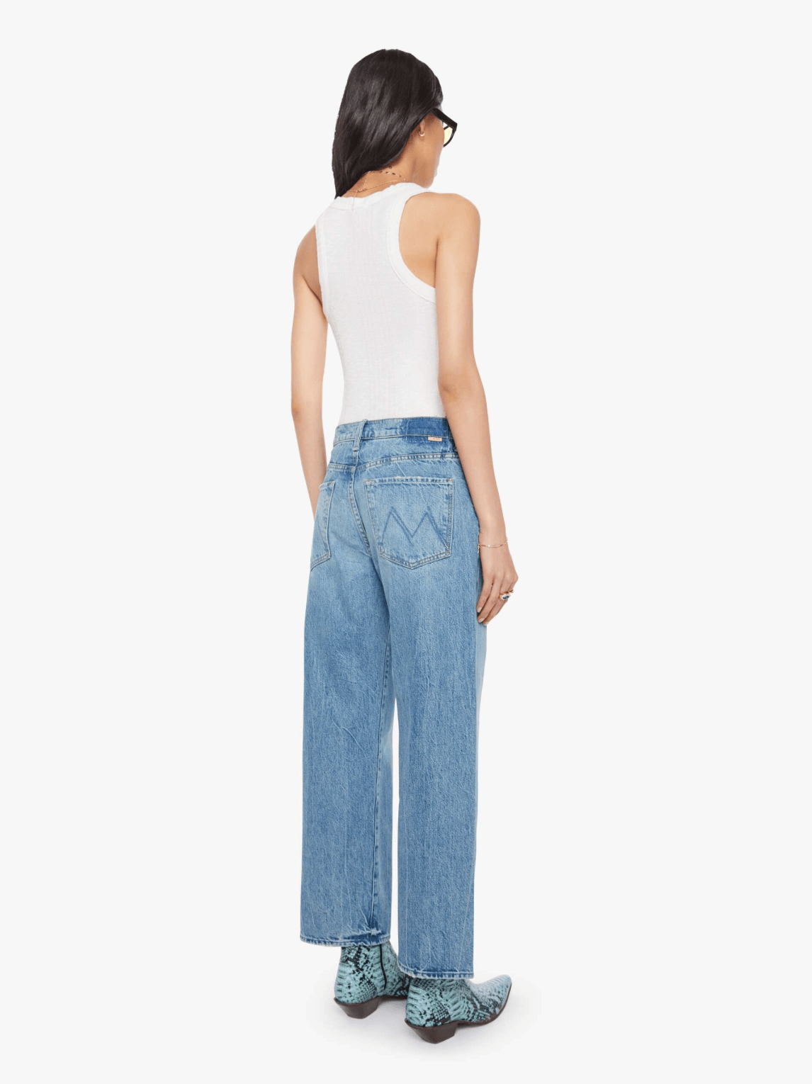 Mother Womens Denim The Dodger Flood