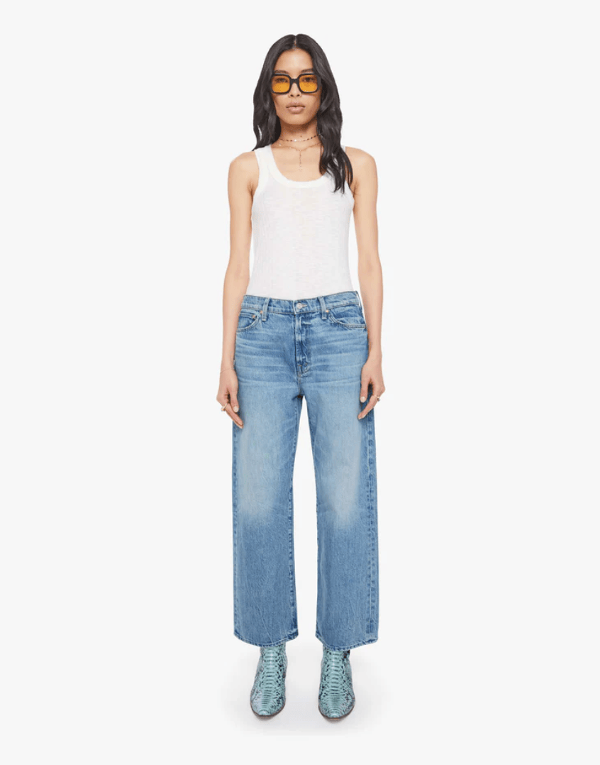 Mother Womens Denim The Dodger Flood