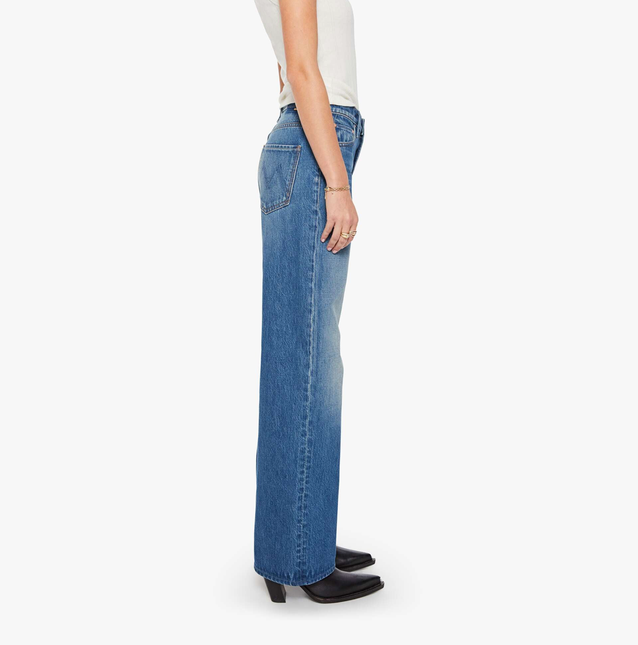 Mother Womens Denim The Dodger Flood
