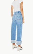 Mother Womens Denim The Half-Pipe Ankle Cuff Fray