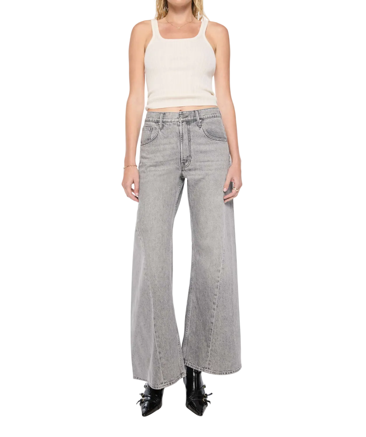 Mother Womens Denim 25 / Rocky Road The Lemon Twist Sneak