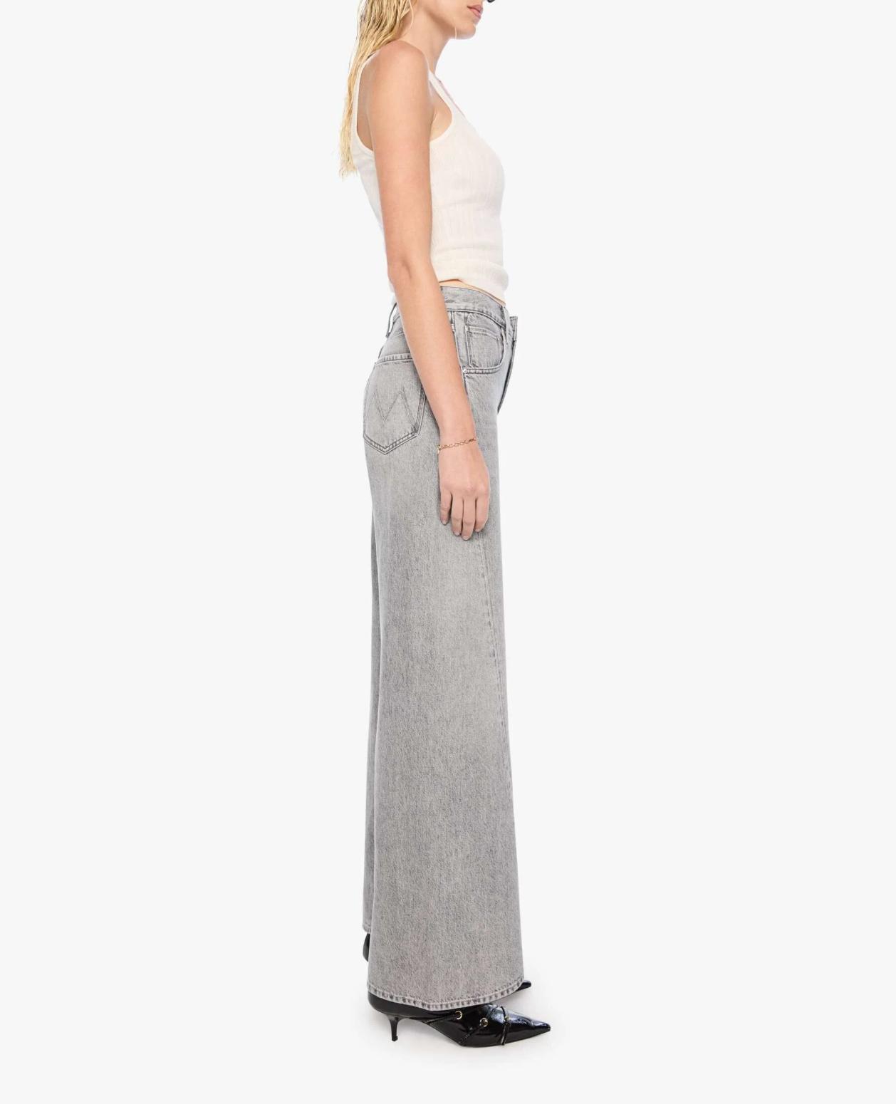 Mother Womens Denim The Lemon Twist Sneak