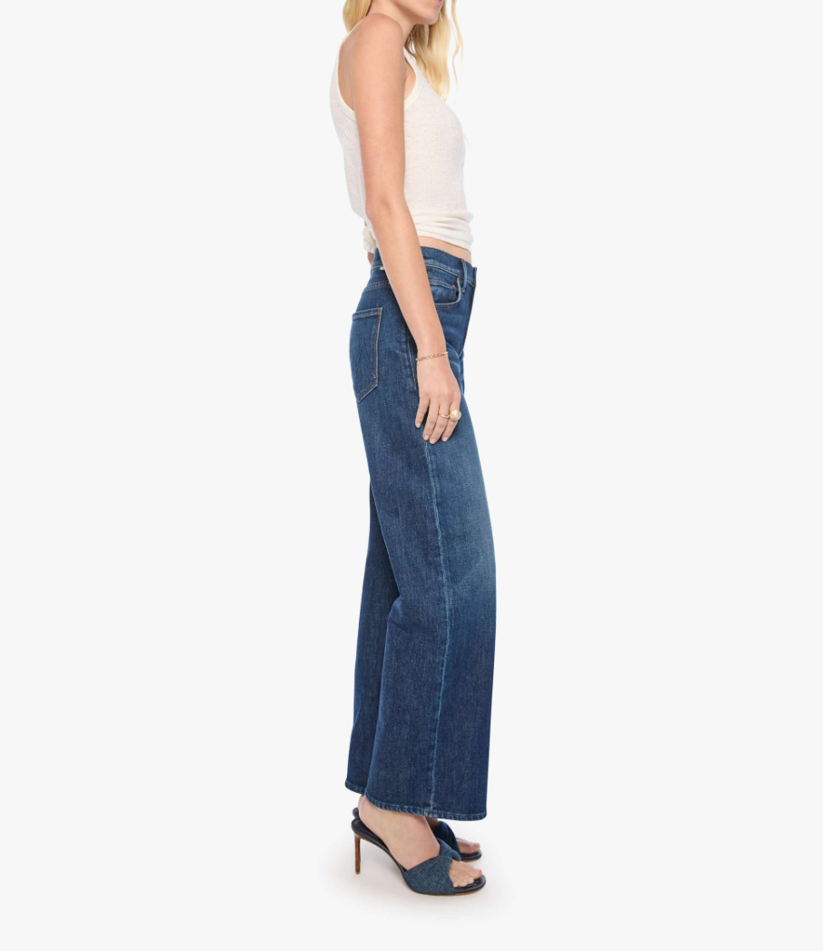 Mother Womens Denim The Mid Rise Lasso Sneak