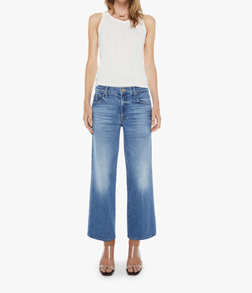 Mother Womens Denim The Mid Rise Maven Ankle