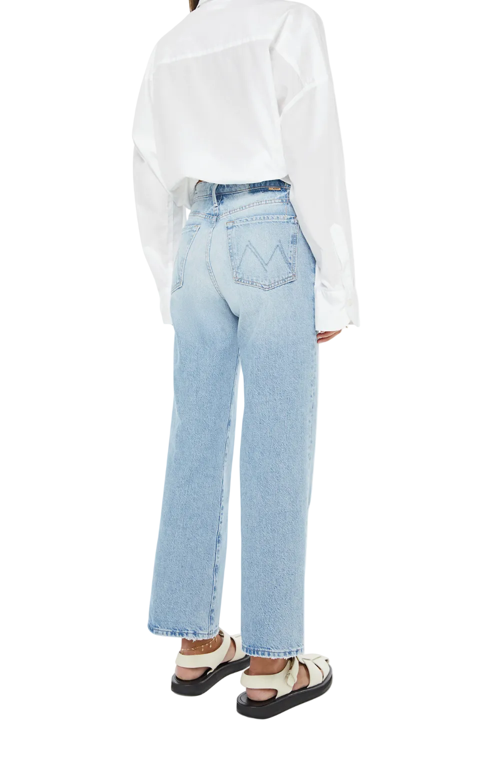 Mother Womens Denim The Rambler Zip Flood