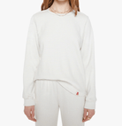 Mother Womens Novelty Knit Tops The Long Sleeve Boxy Goodie