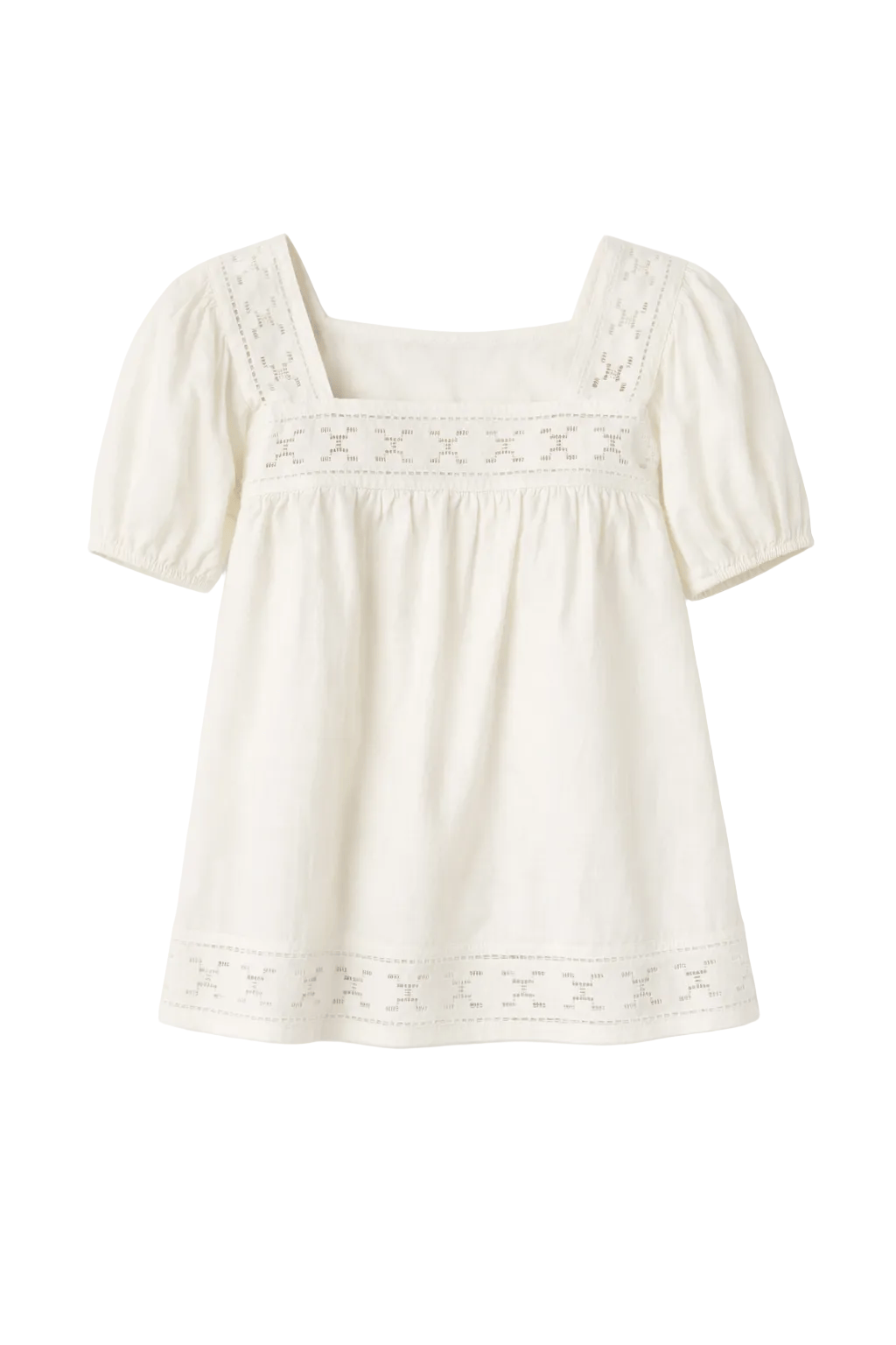 Mother Womens Novelty Tops The Memory Lane Puff Sleeve