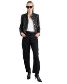 Nili Lotan Womens Bottoms 00 / Midnight Shon Wool Pant