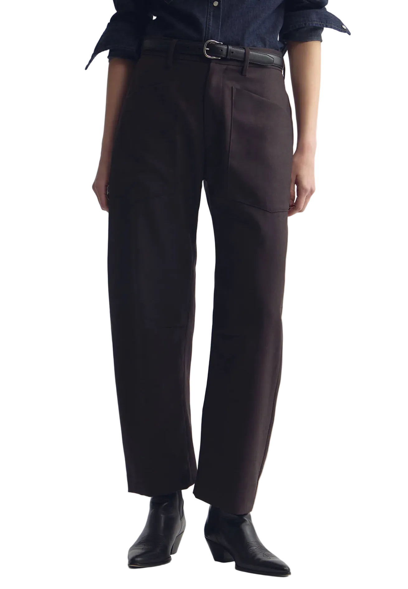 Nili Lotan Womens Bottoms Shon Wool Pant