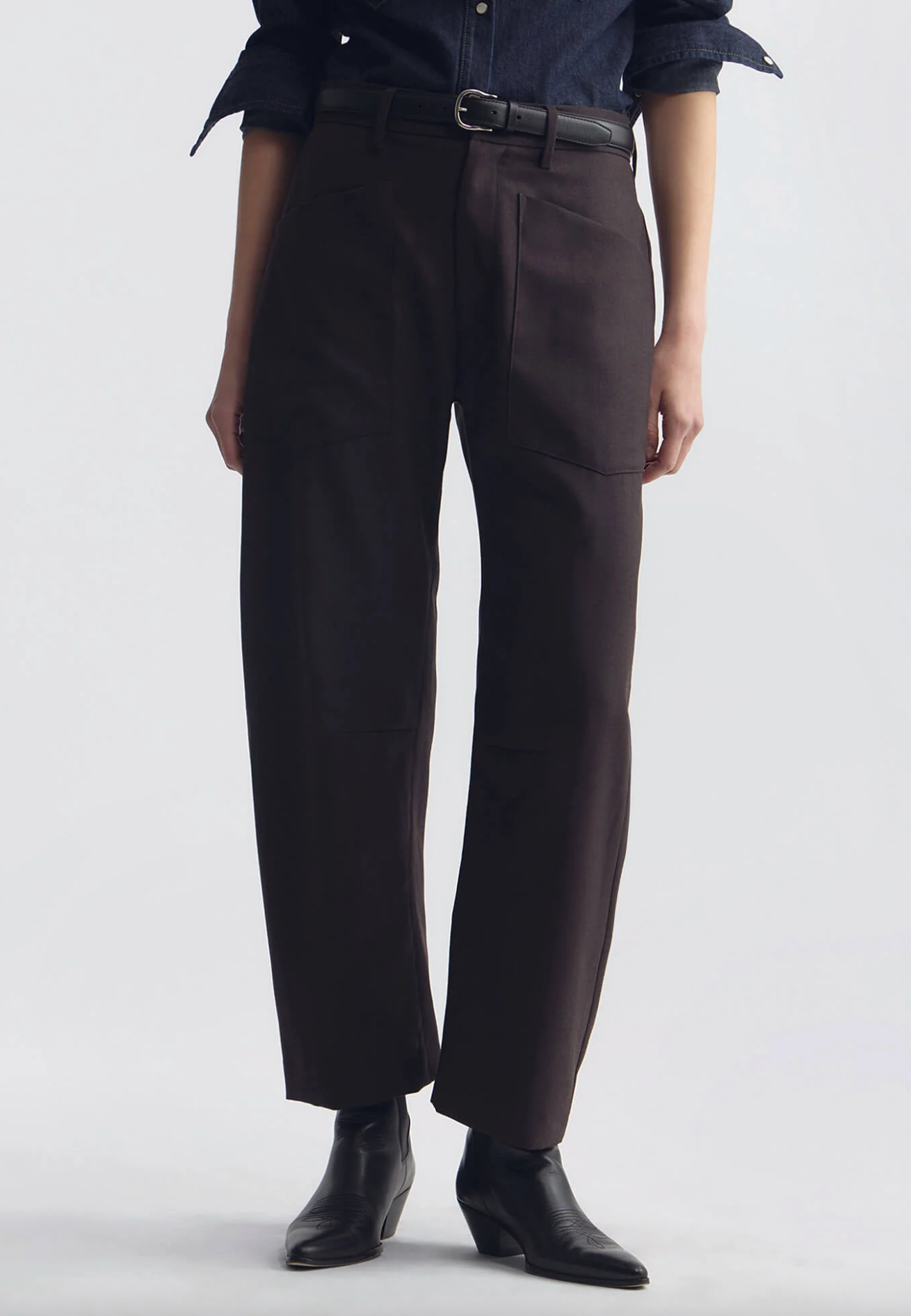 Nili Lotan Womens Bottoms Shon Wool Pant