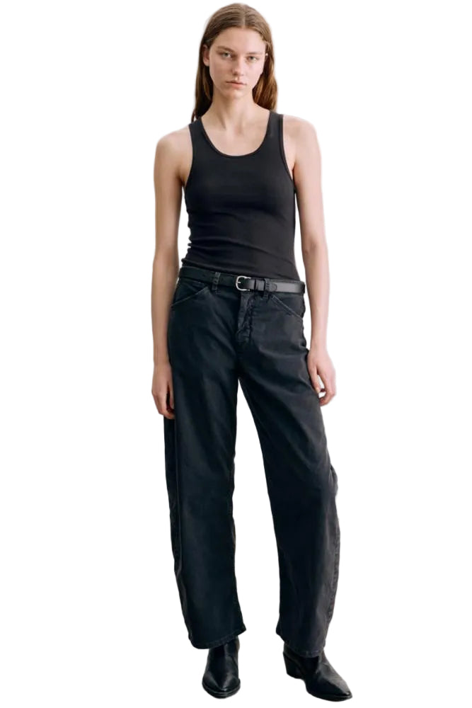 Nili Lotan Womens Bottoms 0 / Carbon Tribeca Pant