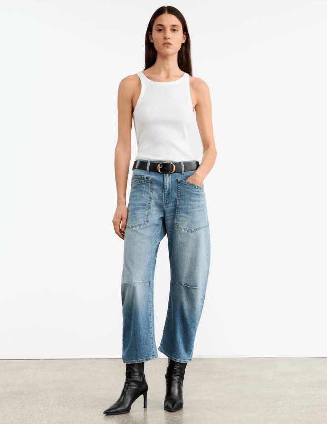 Nili Lotan Womens Denim Shon Jean