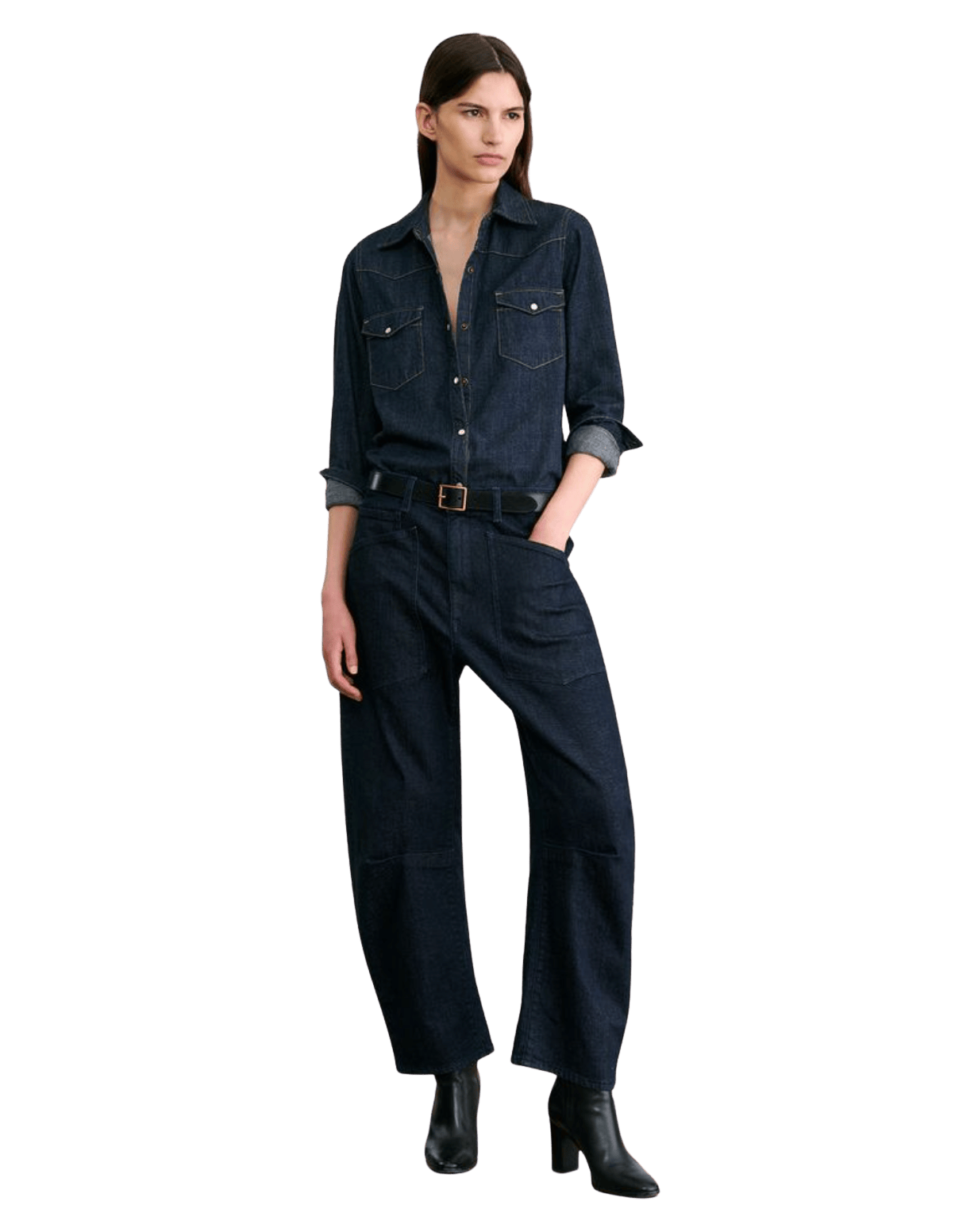 Nili Lotan Womens Denim Shon Jean