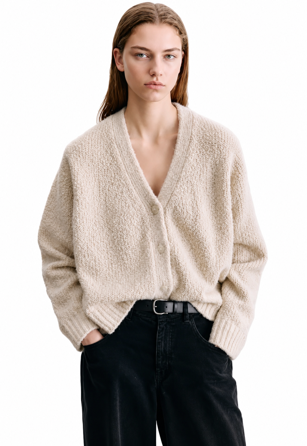 Nili Lotan Womens Sweaters - Cashmere Lorana Cardigan