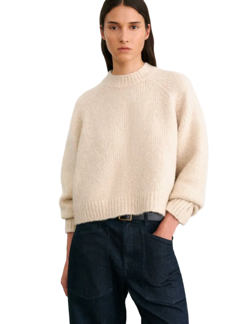 Nili Lotan Womens Sweaters - Cashmere XSmall / Beige Tomaso Sweater