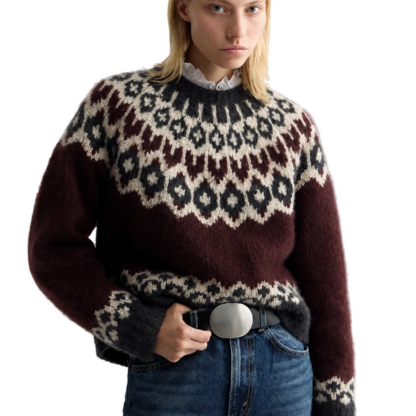 Nili Lotan Isaline Fair Isle Sweater
