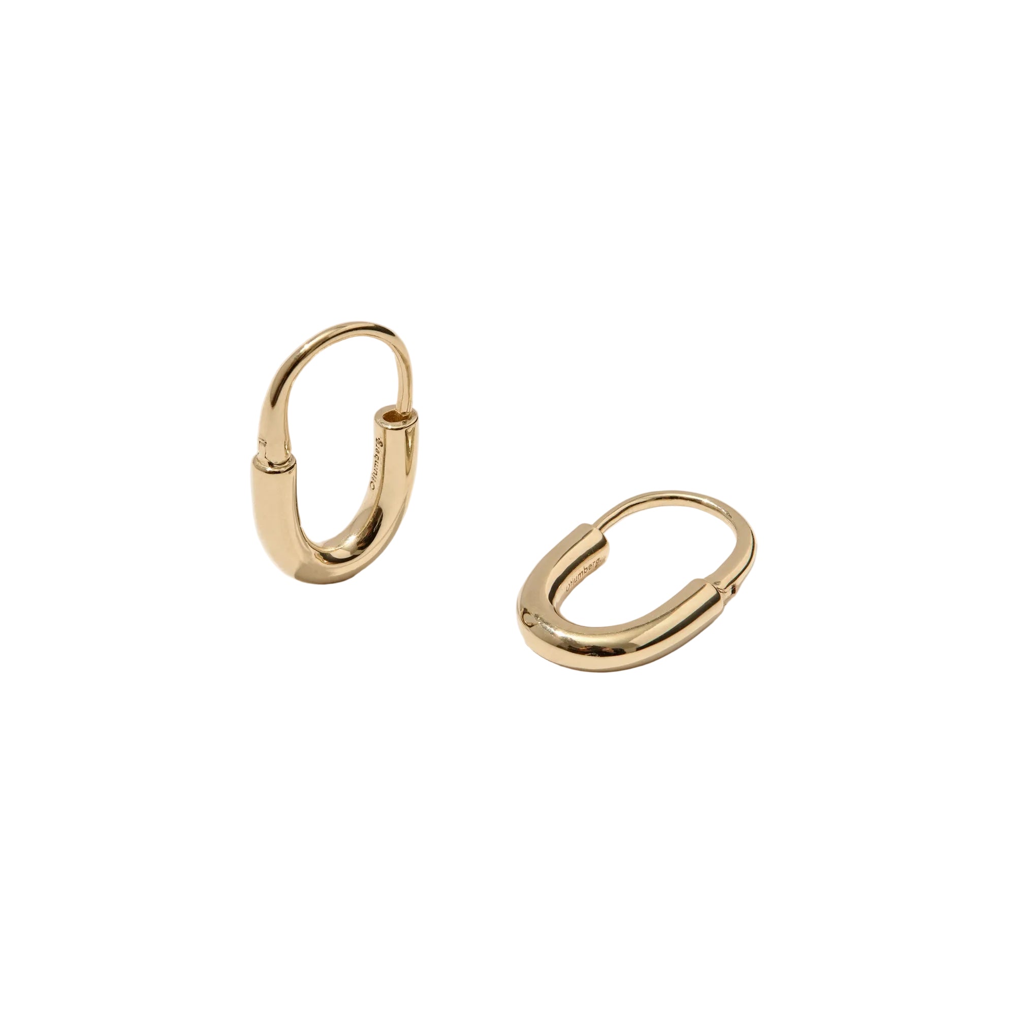 Otiumberg Womens Jewelry Roscida Oval Hoops