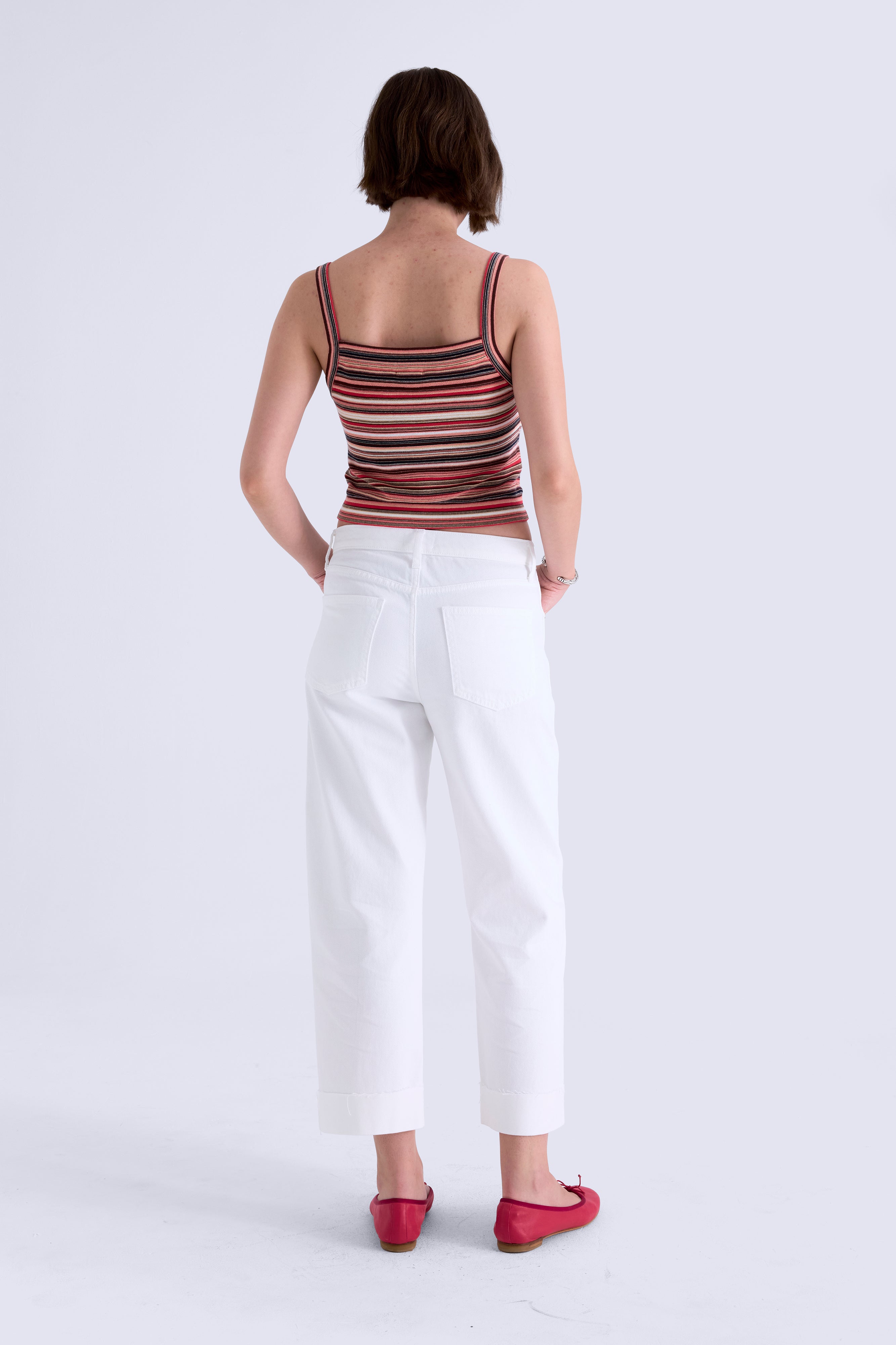 Pistola Womens Denim Kacey Mid Rise Cuffed Boyfriend