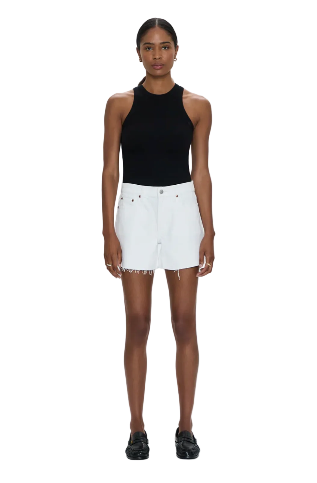 Pistola Womens Denim Kennedy Relaxed Mid Rise Short