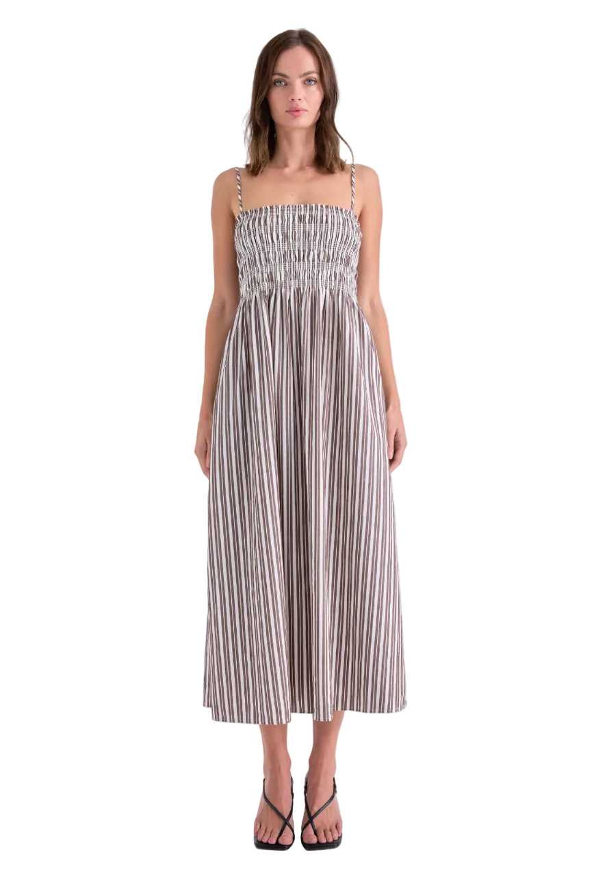 Pistola Womens Dresses Bianca Shirred Bodice Dress