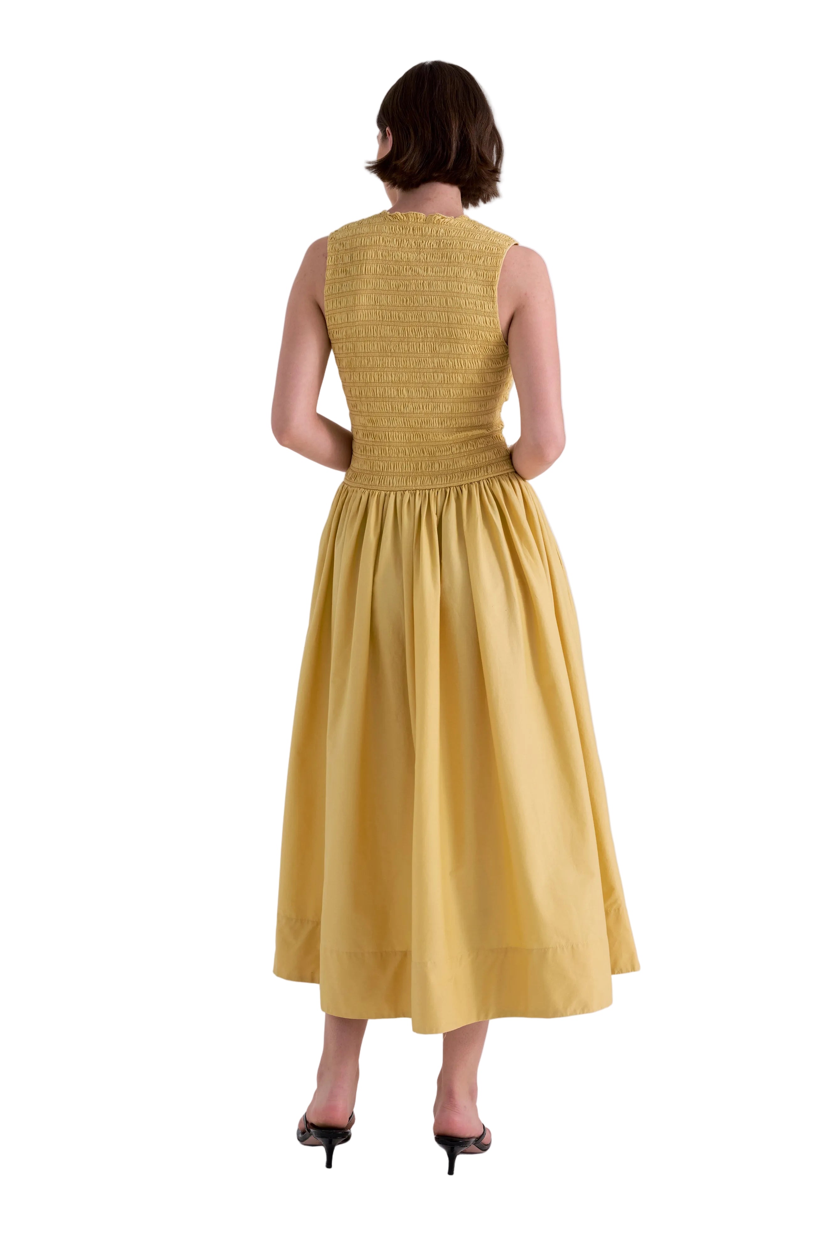 Pistola Womens Dresses Gladys Smocked Bodice Dress