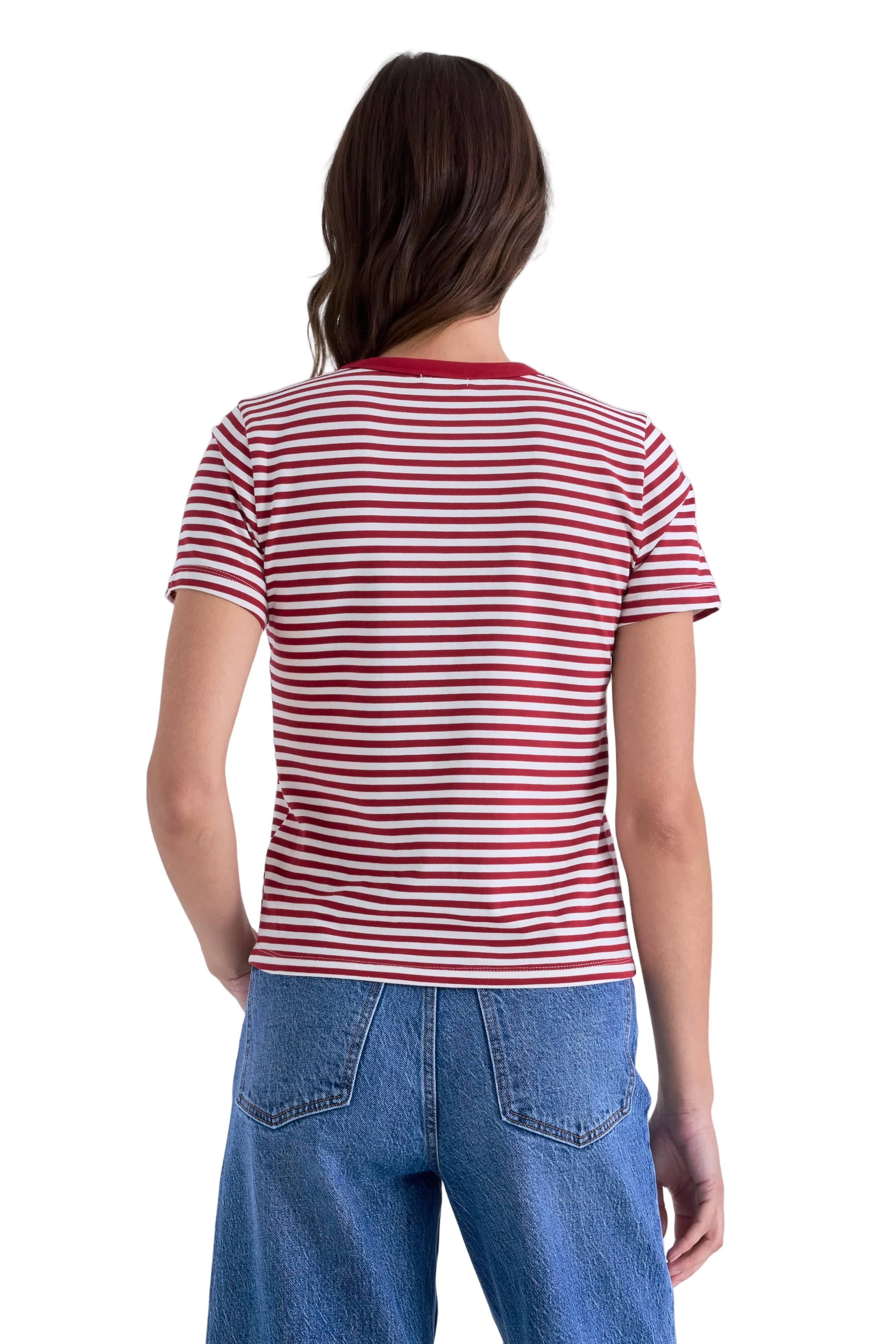 Pistola Womens Novelty Knit Tops Alba Shrunken Tee