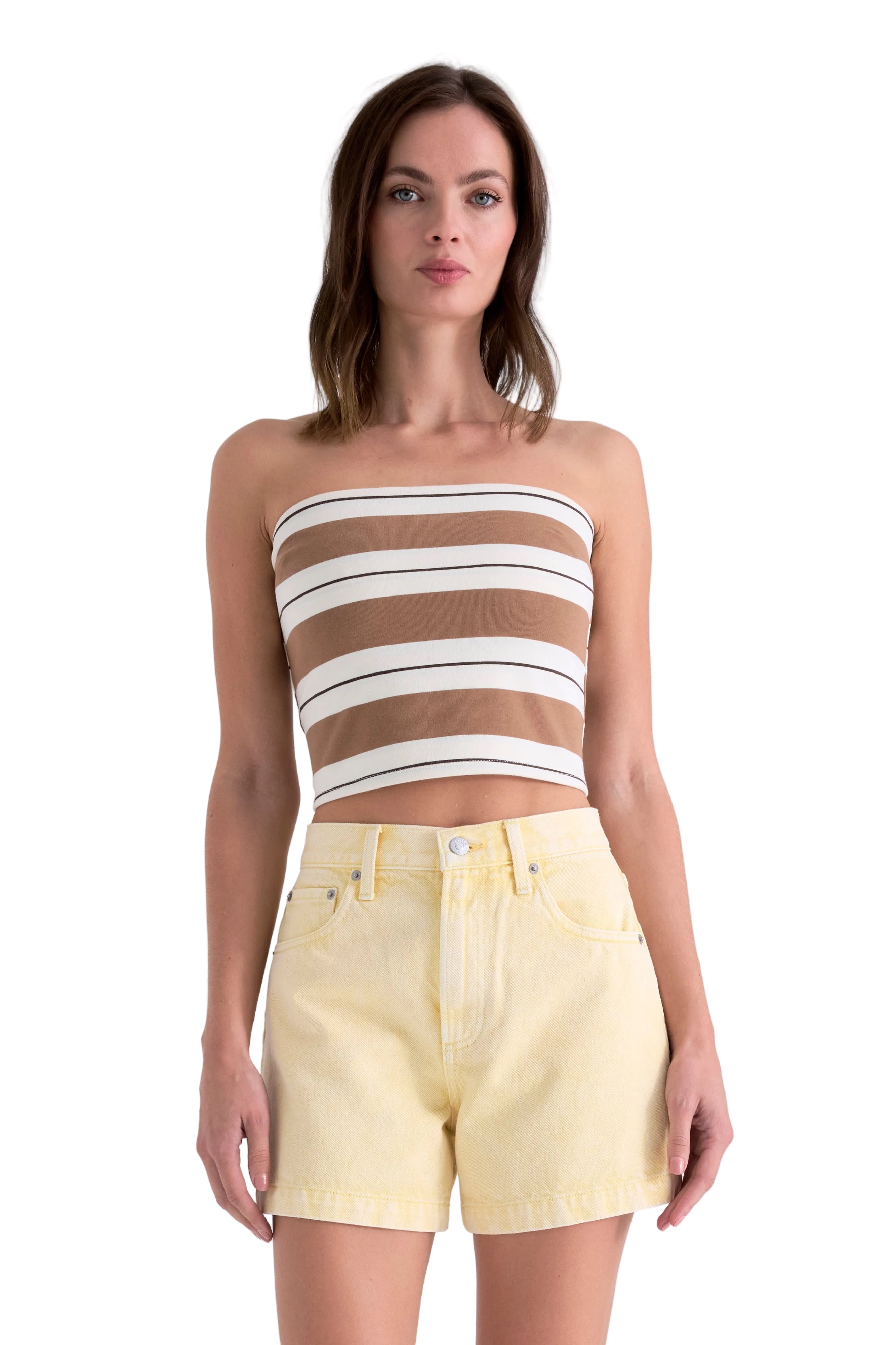 Pistola Womens Novelty Tops Beverly Tube Top