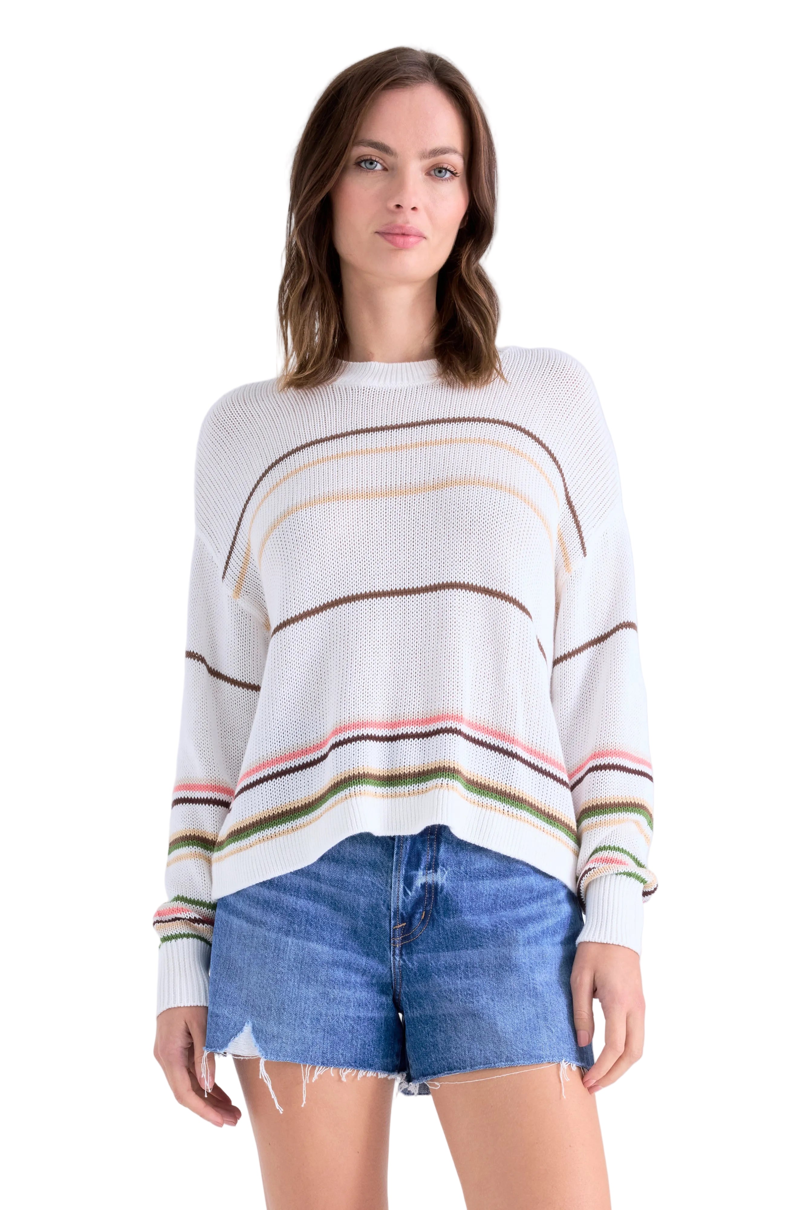 Pistola Womens Sweaters Eva Crew Neck Sweater